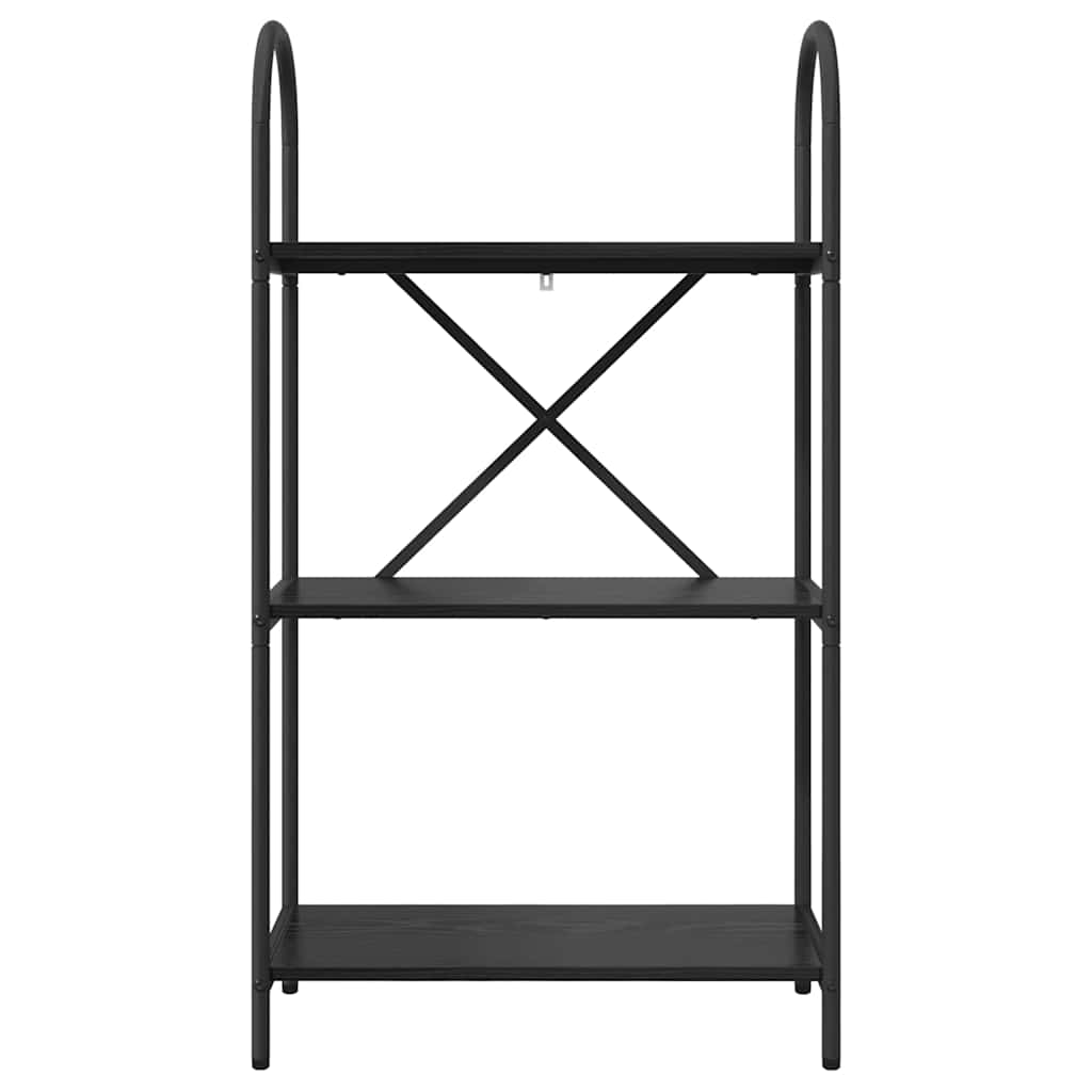 Bücherregal 3 Ebenen 60 x 30 x 109 cm Holzwerkstoff