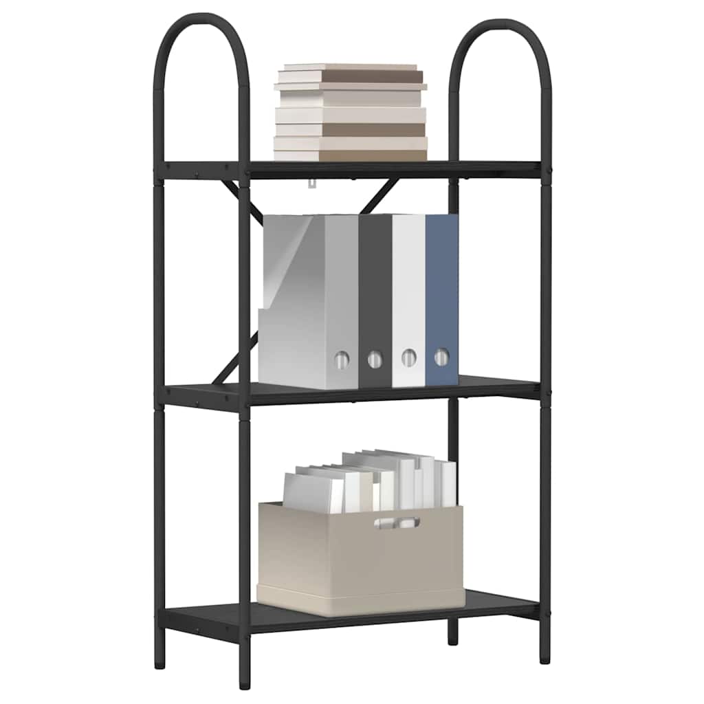 Bücherregal 3 Ebenen 60 x 30 x 109 cm Holzwerkstoff