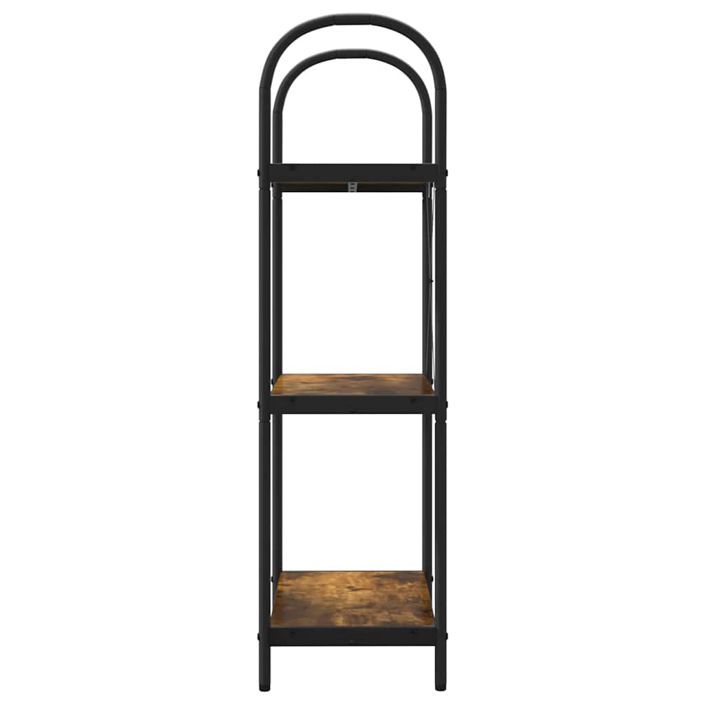 Bücherregal 3 Ebenen 60 x 30 x 109 cm Holzwerkstoff