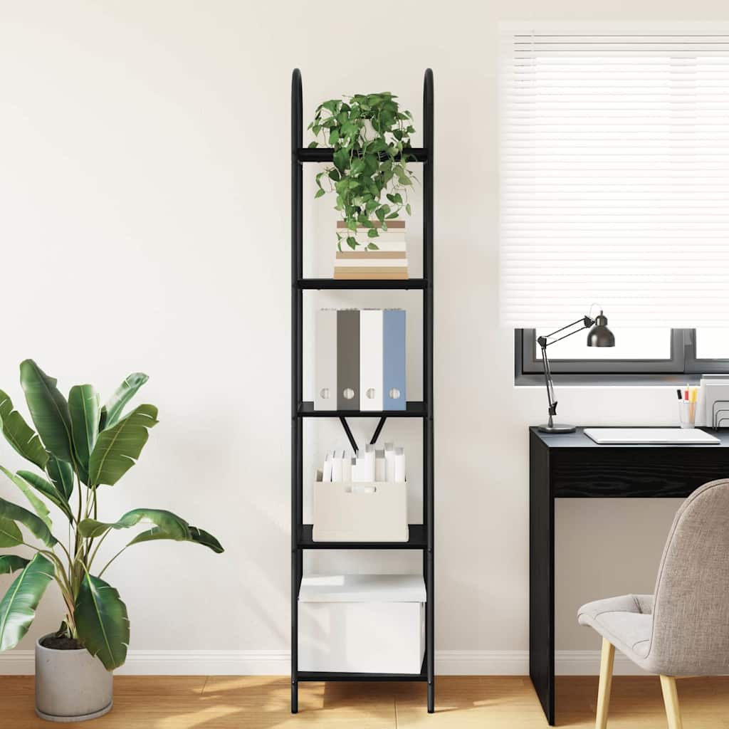 Bücherregal 5 Ebenen 40 x 30 x 183 cm Holzwerkstoff