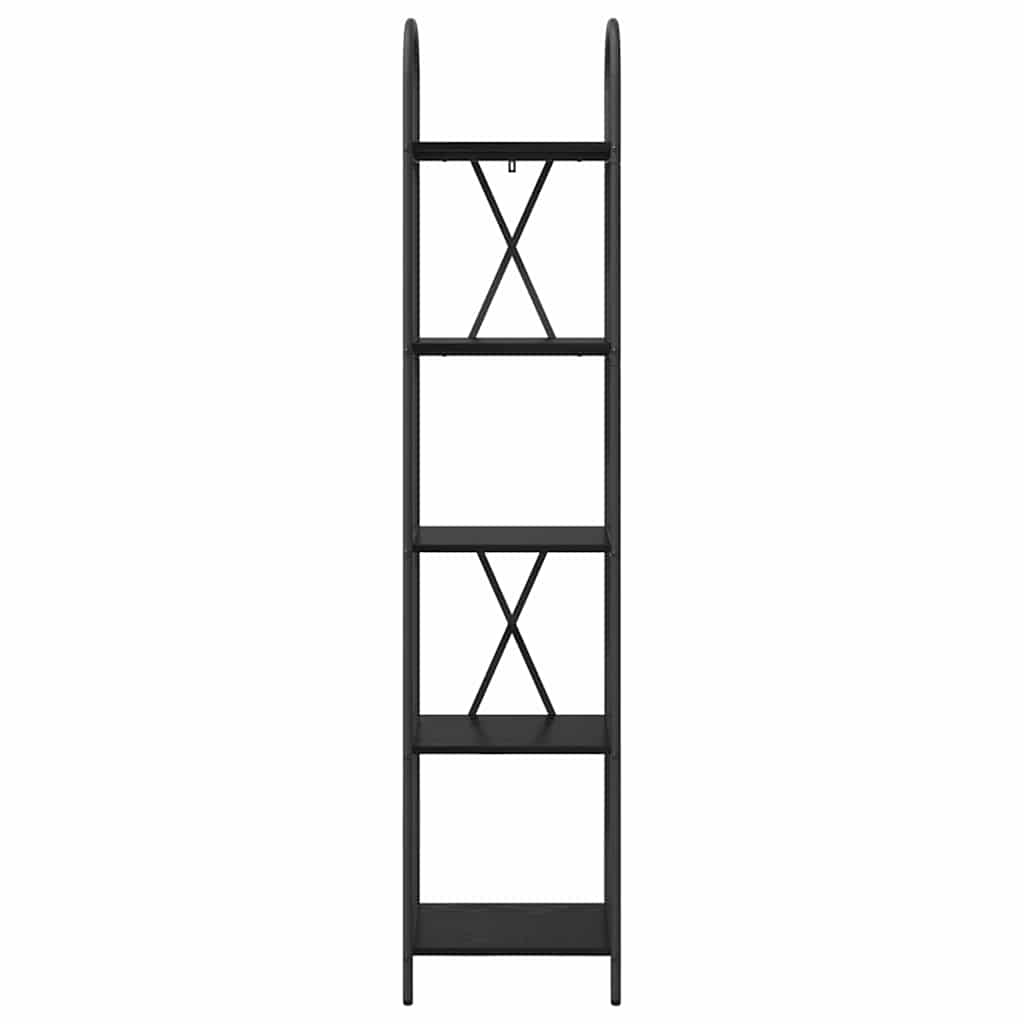Bücherregal 5 Ebenen 40 x 30 x 183 cm Holzwerkstoff