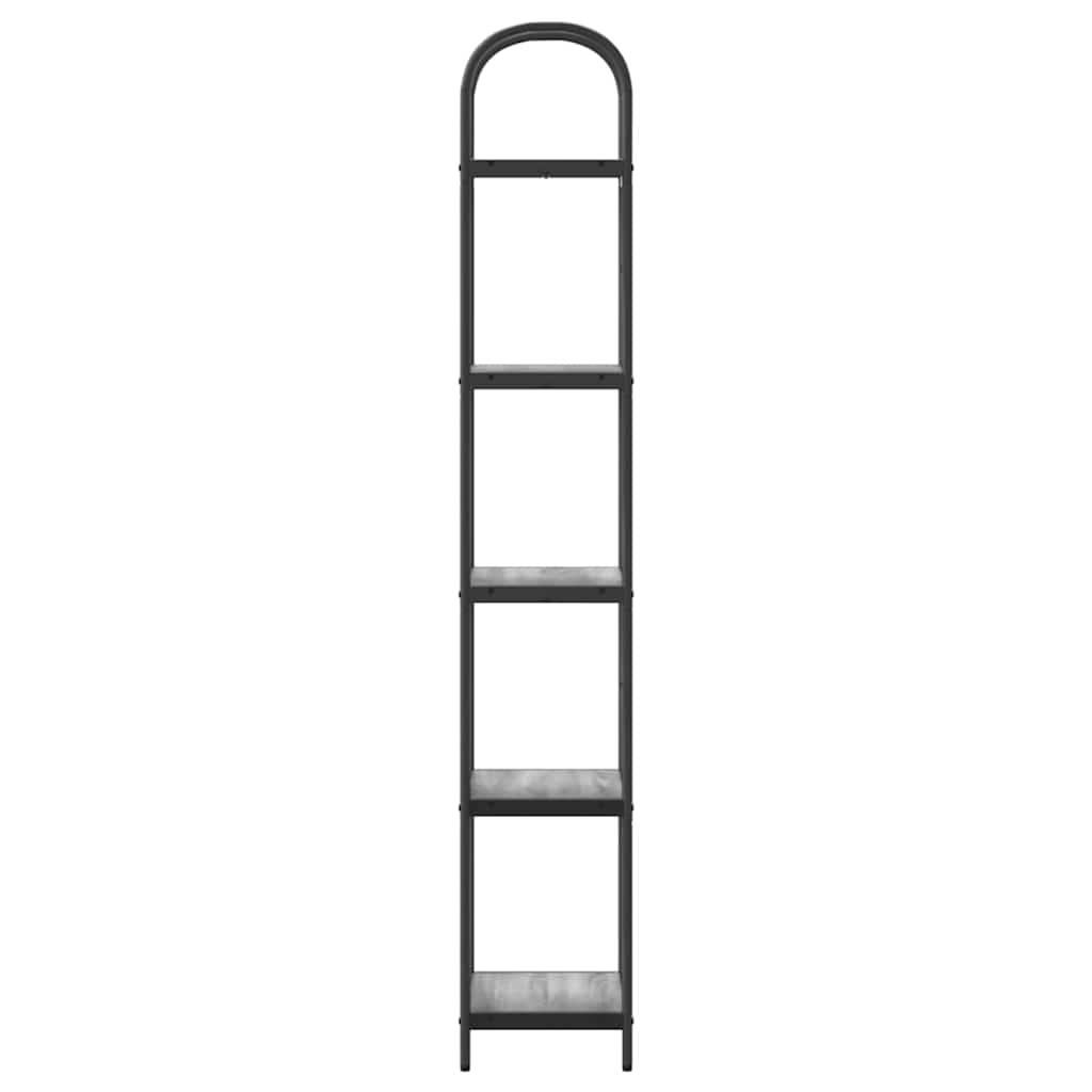 Bücherregal 5 Ebenen 40 x 30 x 183 cm Holzwerkstoff