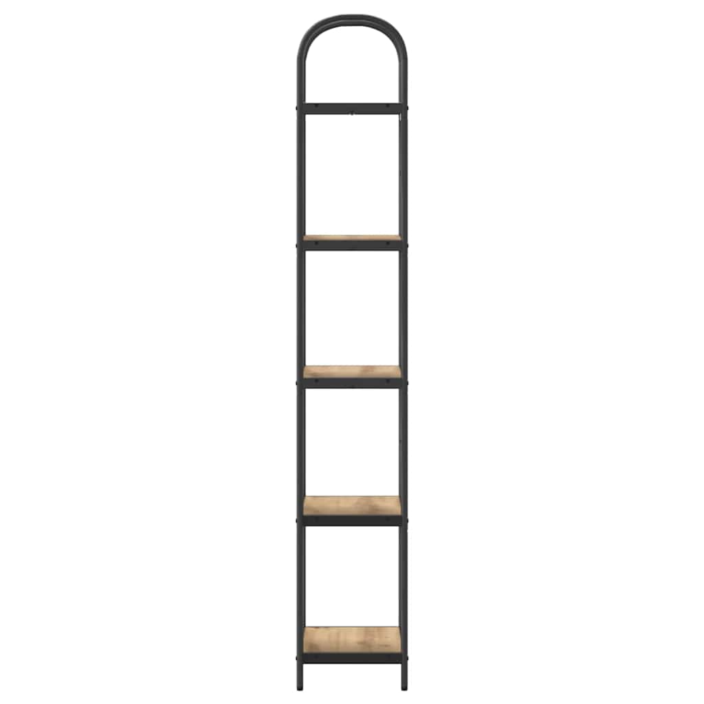 Bücherregal 5 Ebenen 40 x 30 x 183 cm Holzwerkstoff
