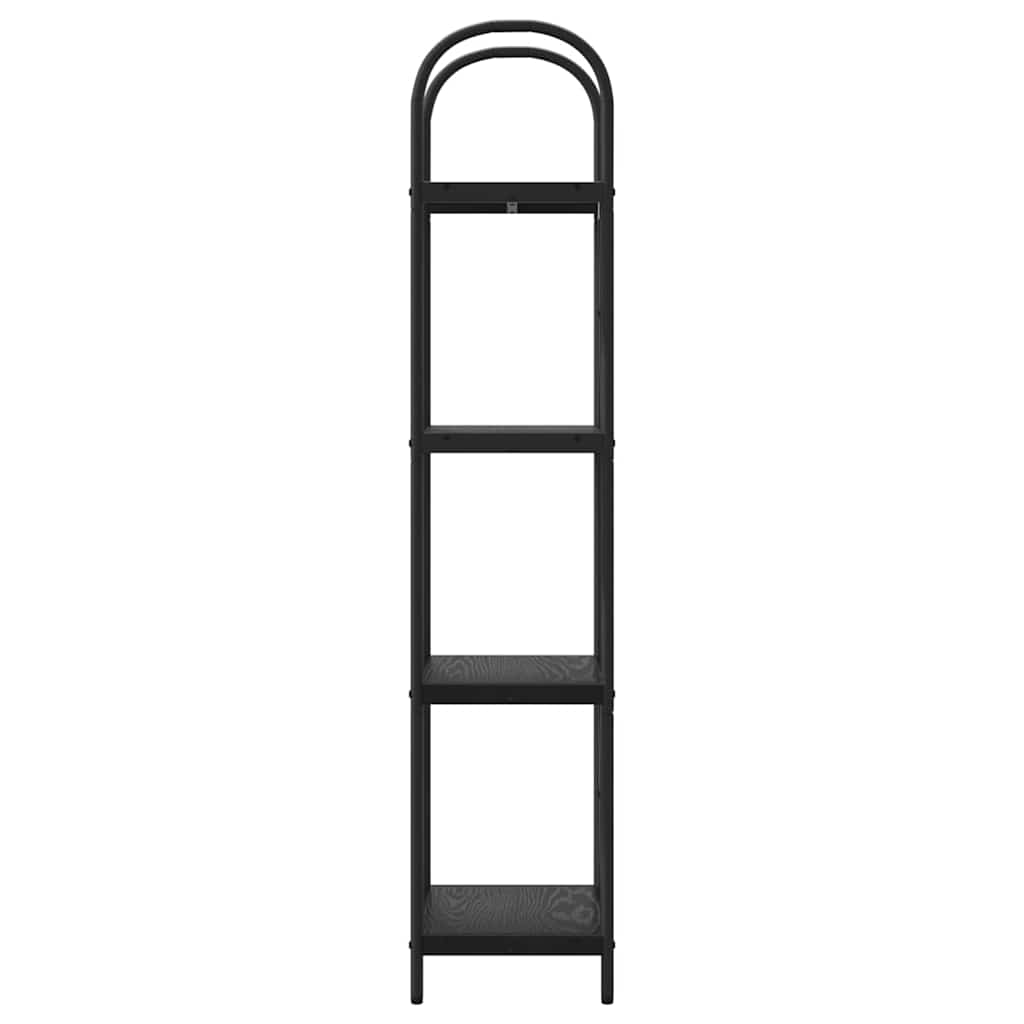 Bücherregal 4 Ebenen 40 x 30 x 146 cm Holzwerkstoff