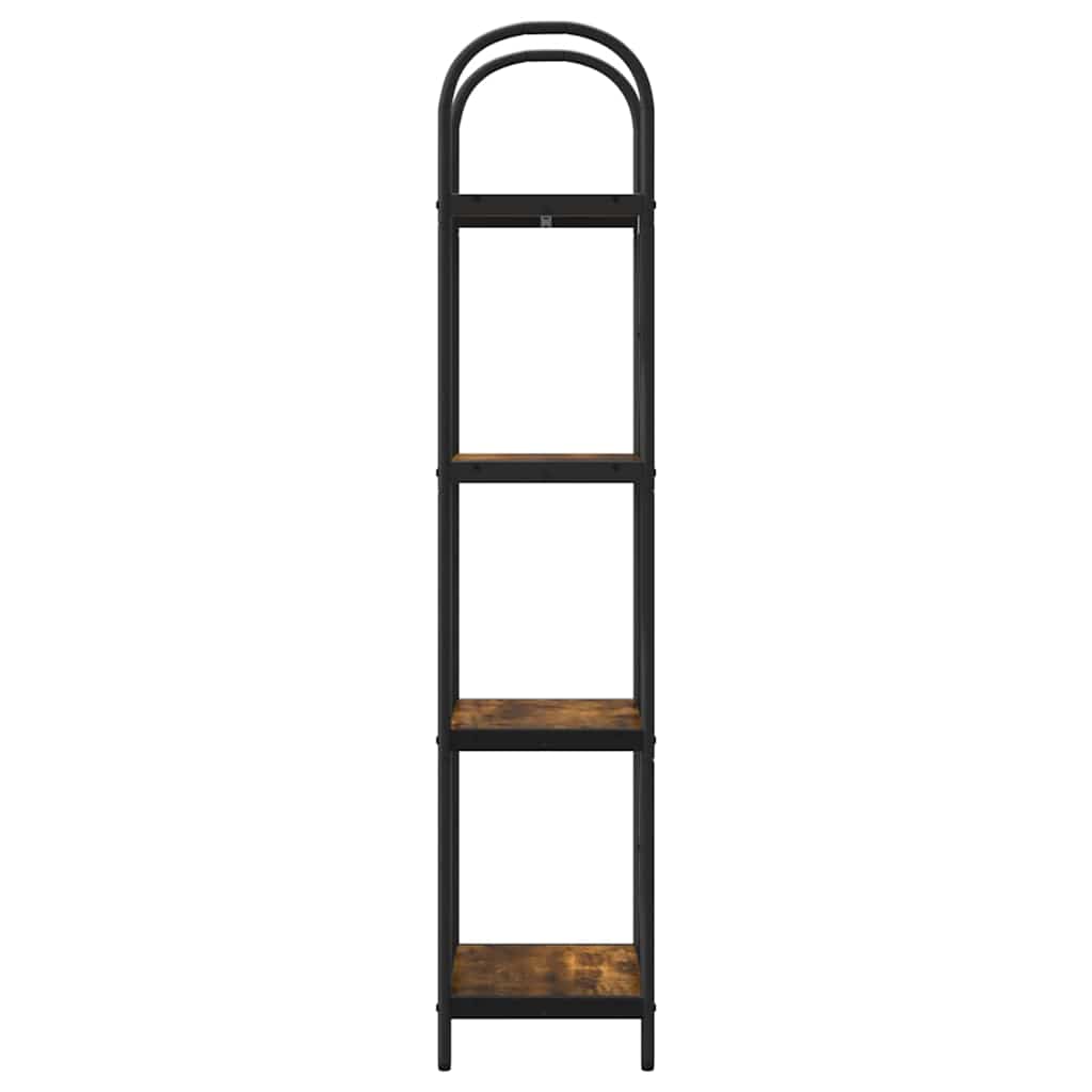 Bücherregal 4 Ebenen 40 x 30 x 146 cm Holzwerkstoff
