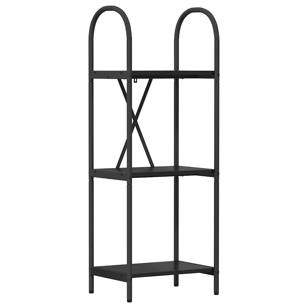 Bücherregal 3 Ebenen 40 x 30 x 109 cm Holzwerkstoff