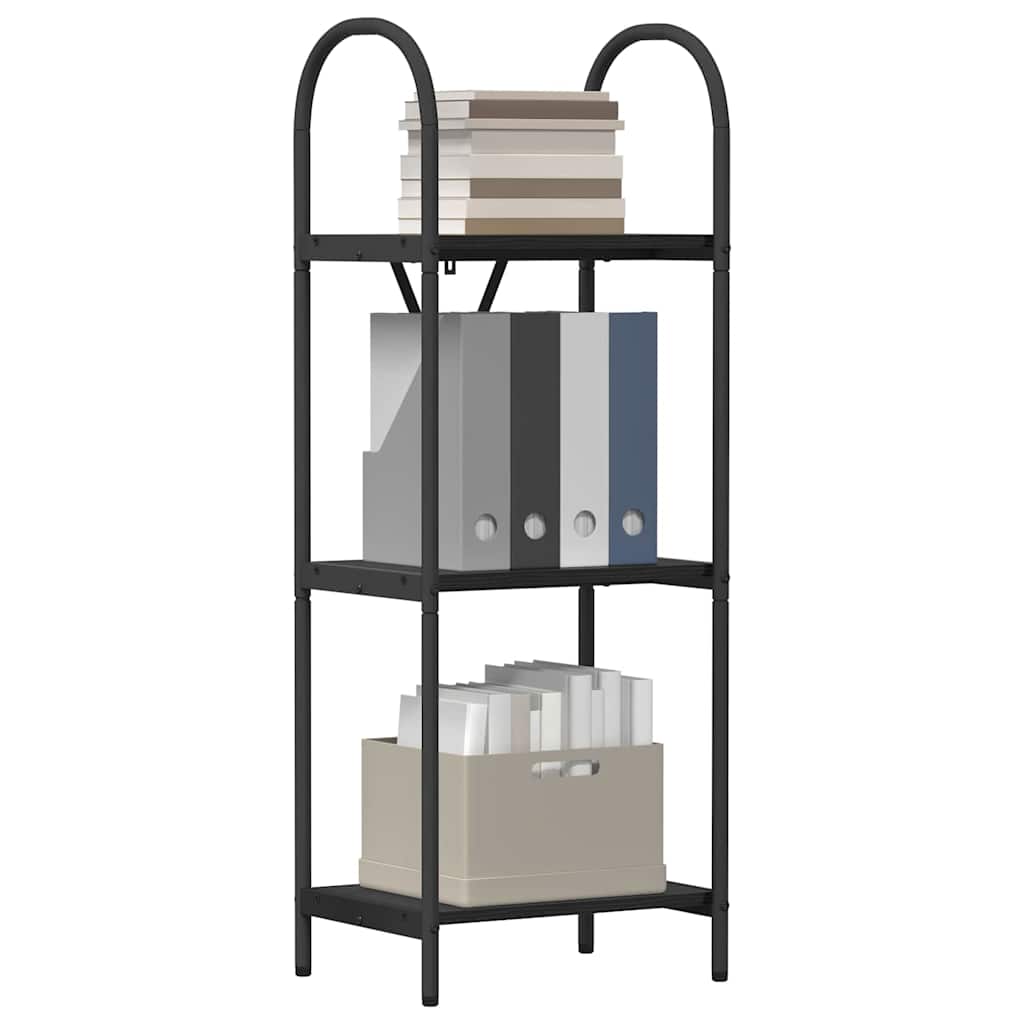 Bücherregal 3 Ebenen 40 x 30 x 109 cm Holzwerkstoff