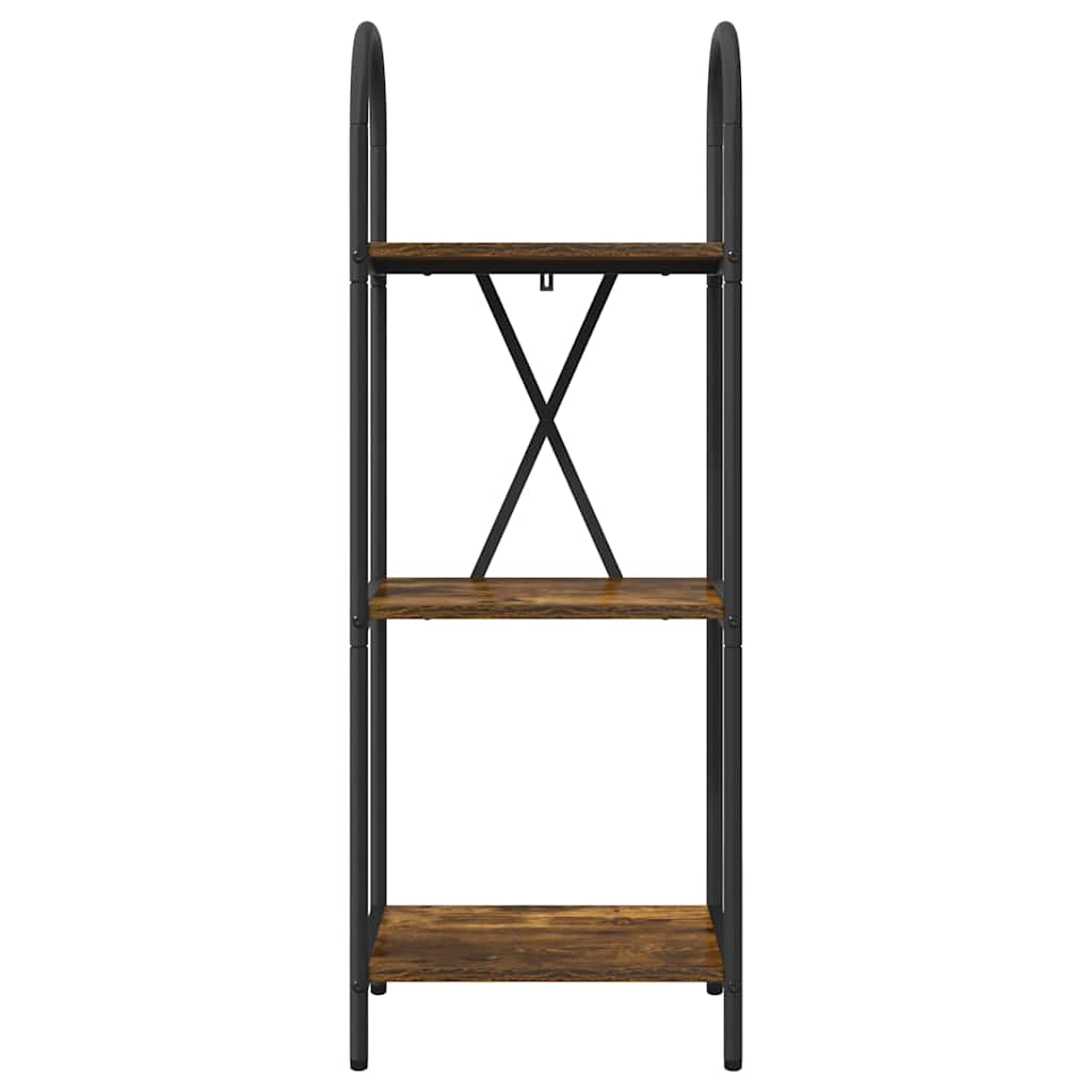 Bücherregal 3 Ebenen 40 x 30 x 109 cm Holzwerkstoff