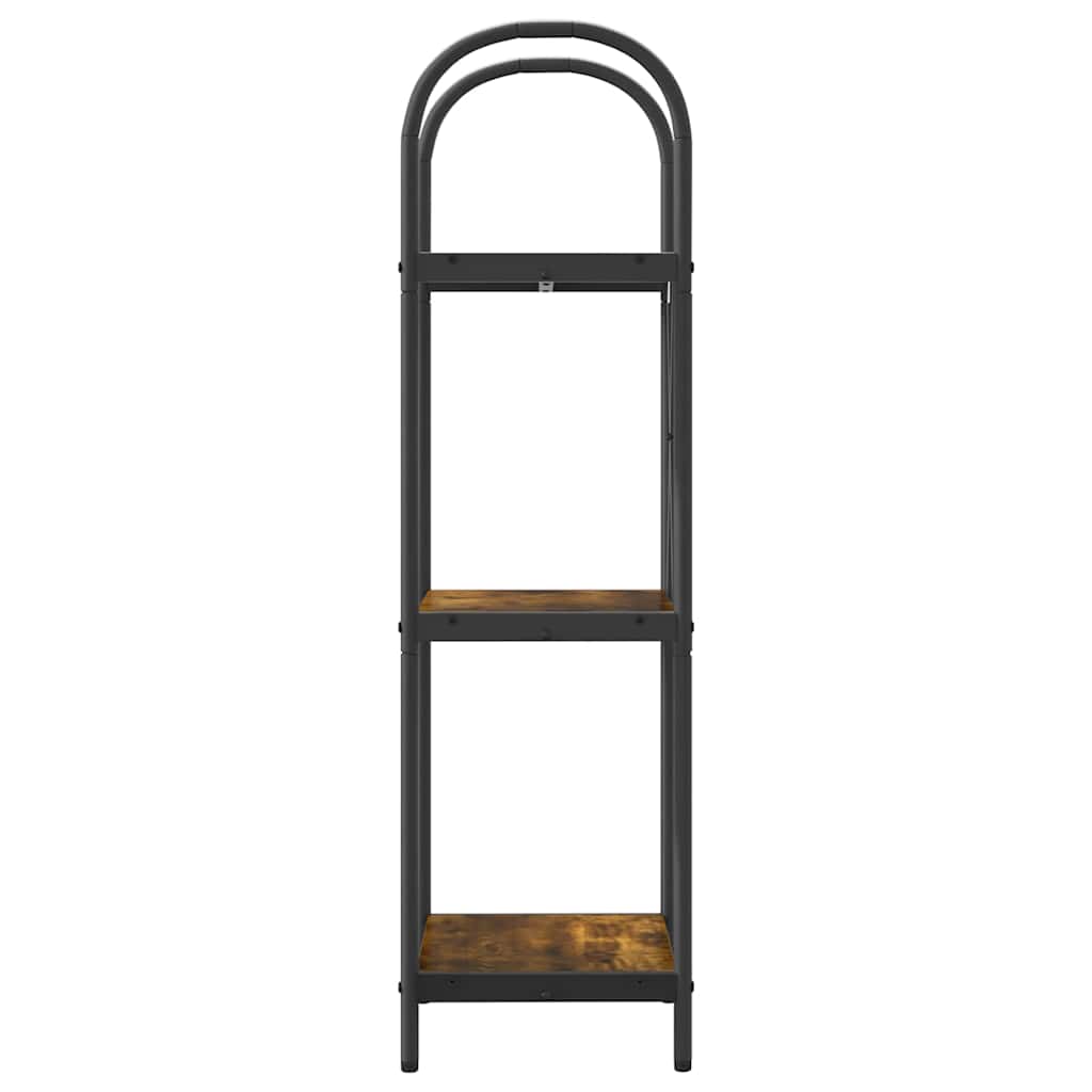 Bücherregal 3 Ebenen 40 x 30 x 109 cm Holzwerkstoff