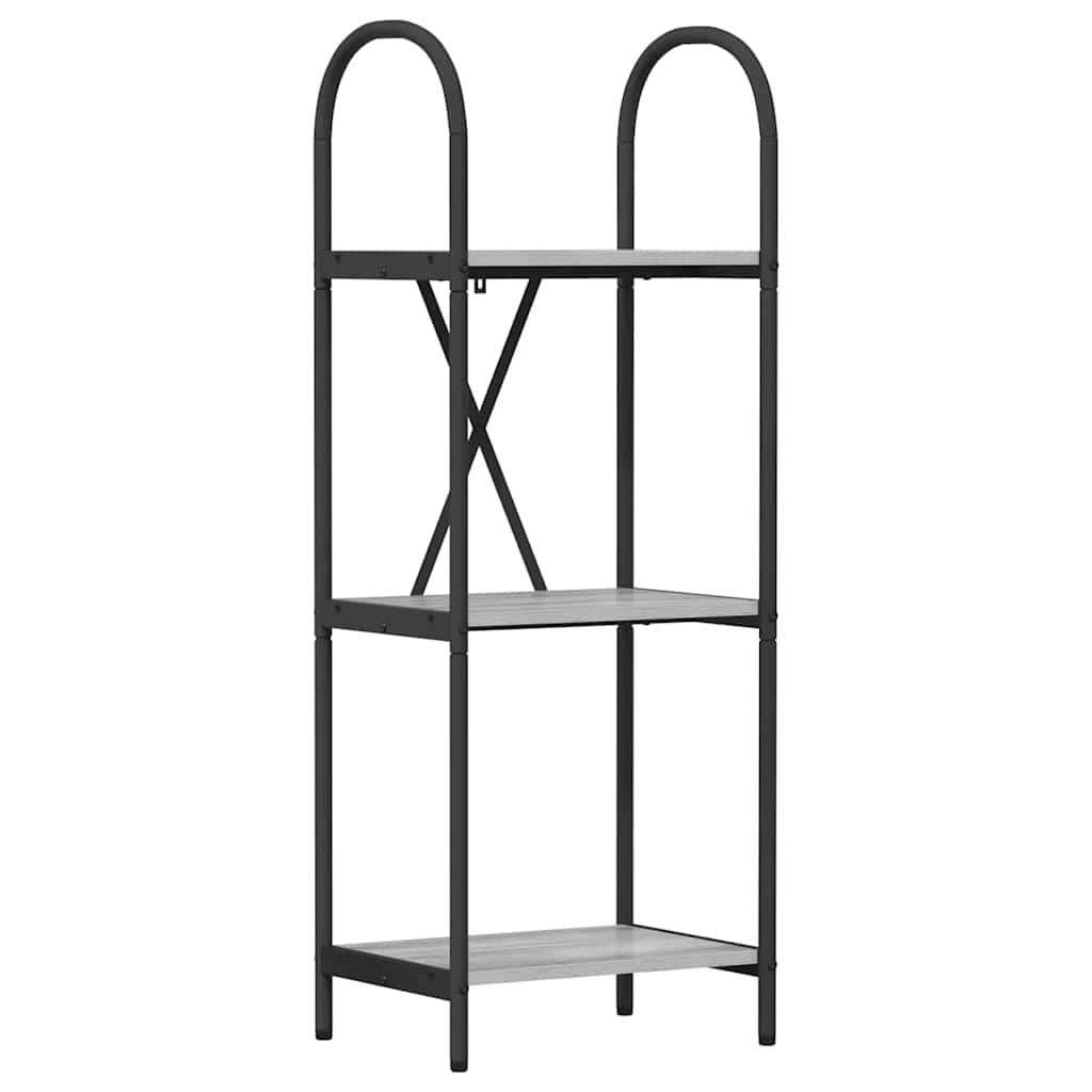 Bücherregal 3 Ebenen 40 x 30 x 109 cm Holzwerkstoff