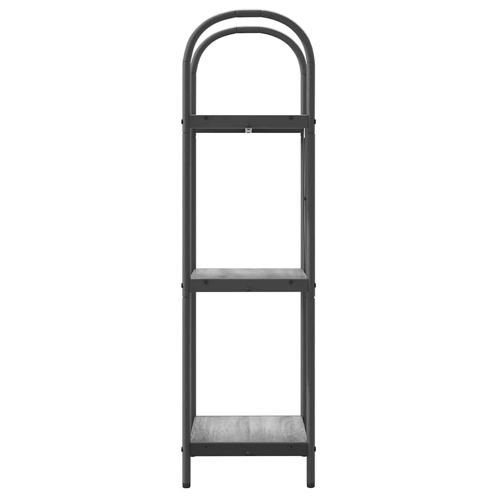 Bücherregal 3 Ebenen 40 x 30 x 109 cm Holzwerkstoff