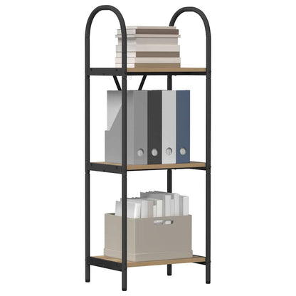 Bücherregal 3 Ebenen 40 x 30 x 109 cm Holzwerkstoff