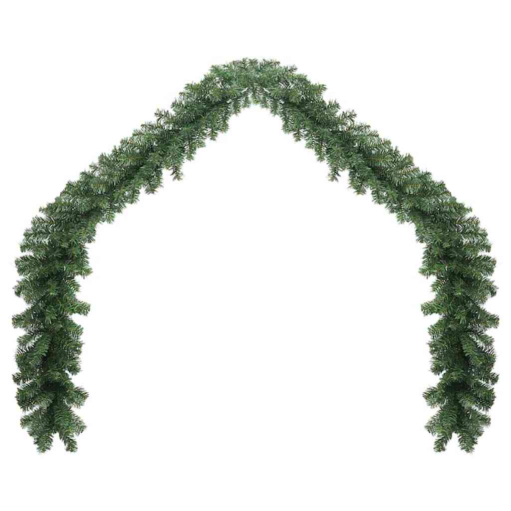 Weihnachtsgirlande 2 stk. 600 LEDs Grün 20 m PVC