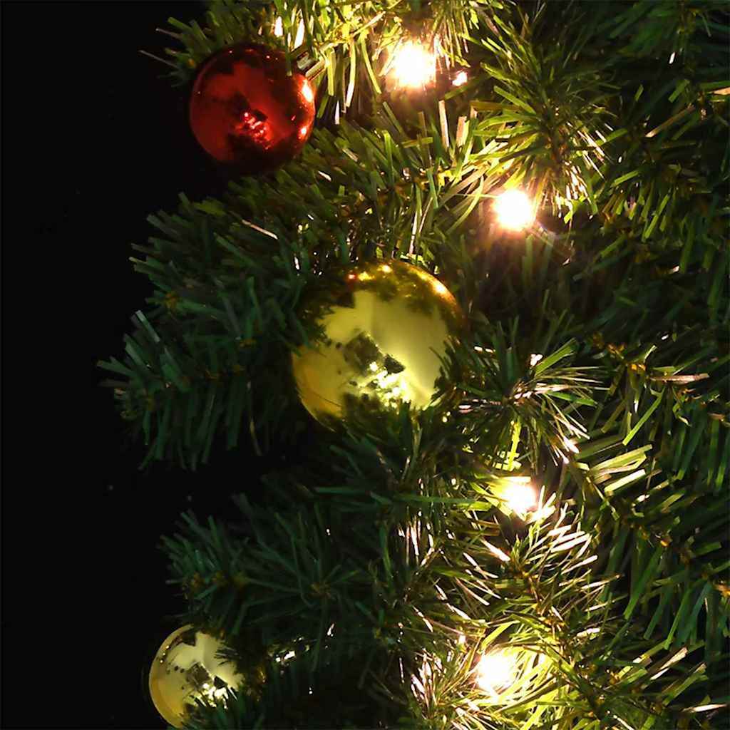 Weihnachtsgirlande 2 stk. 600 LEDs Grün 20 m PVC