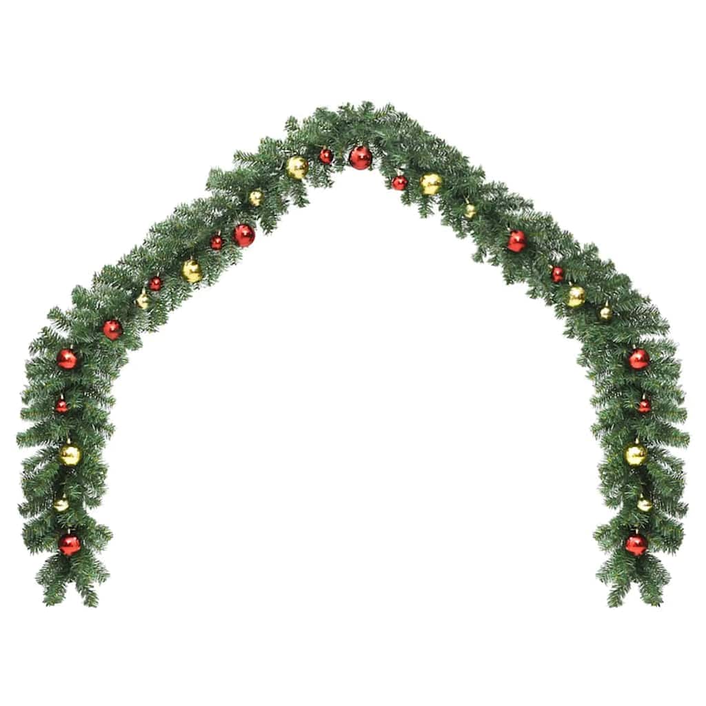 Weihnachtsgirlande 2 stk. 600 LEDs Grün 20 m PVC