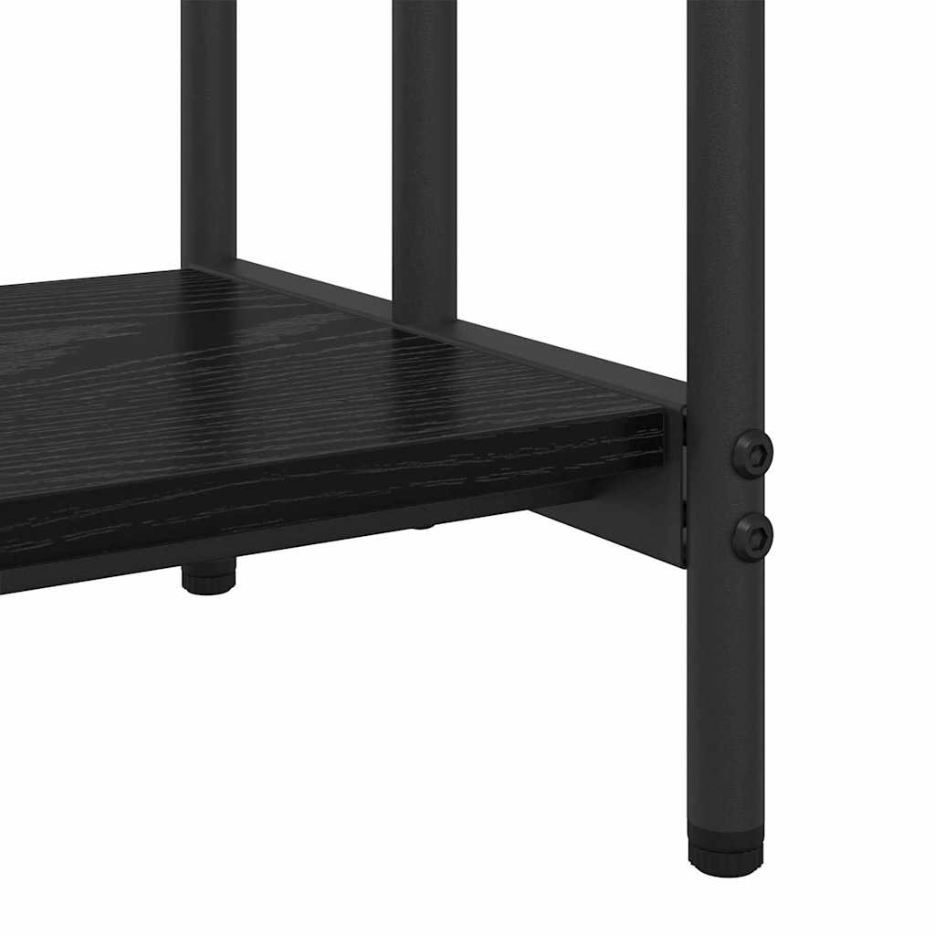 Kleiderständer Schwarz Eichen-Optik 60 x 30 x 100.5 cm