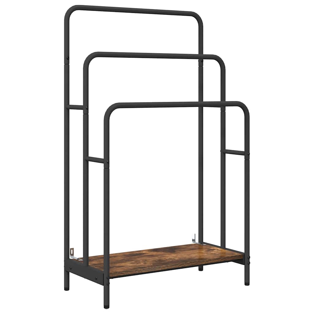 Kleiderständer Raucheiche 60 x 30 x 100.5 cm Holzwerkstoff