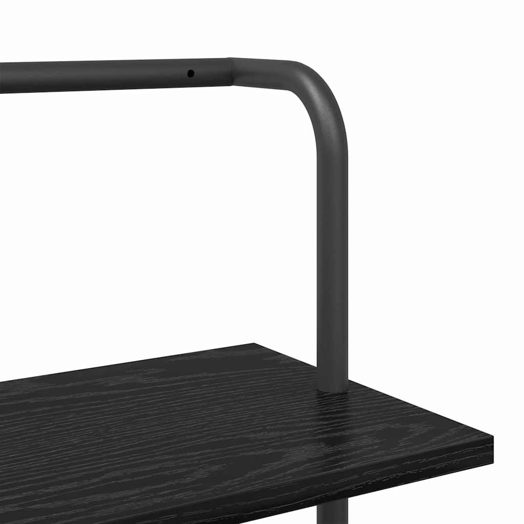 Bücherregal 5 Ebenen 60 x 24 x 168 cm Holzwerkstoff