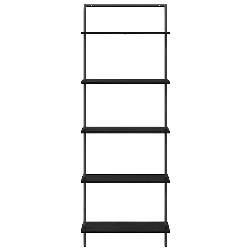 Bücherregal 5 Ebenen 60 x 24 x 168 cm Holzwerkstoff