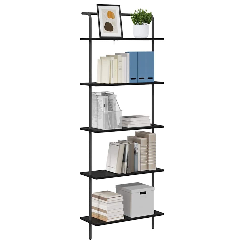 Bücherregal 5 Ebenen 60 x 24 x 168 cm Holzwerkstoff