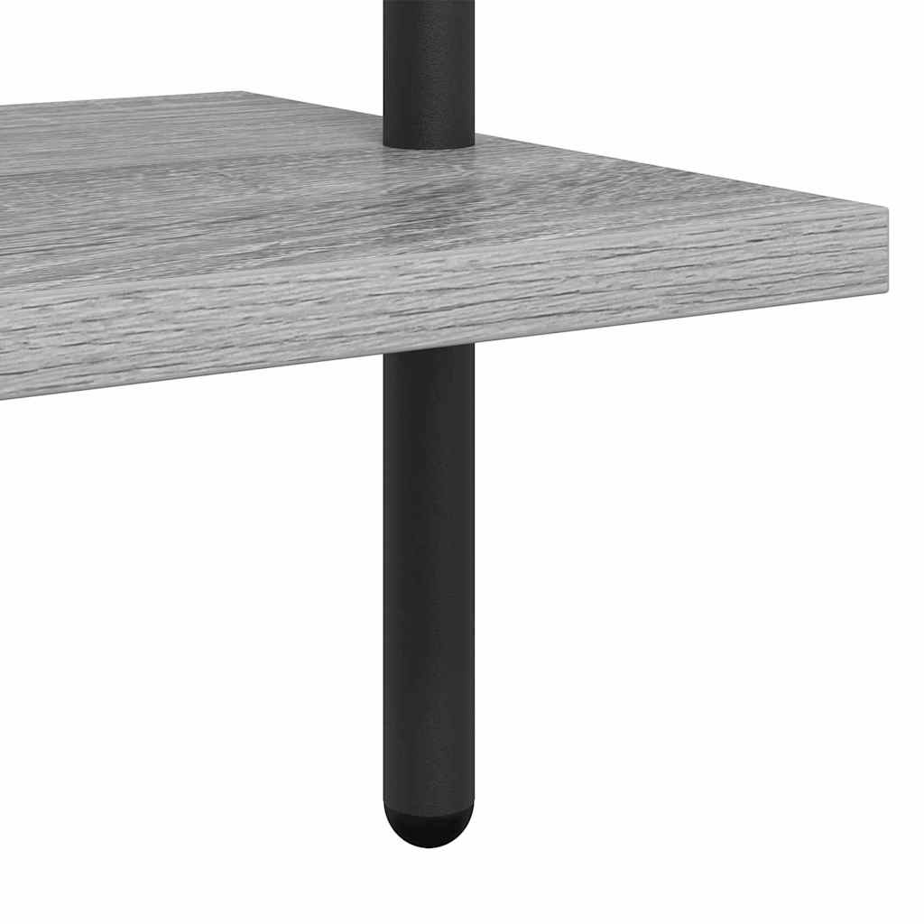 Bücherregal 5 Ebenen 60 x 24 x 168 cm Holzwerkstoff