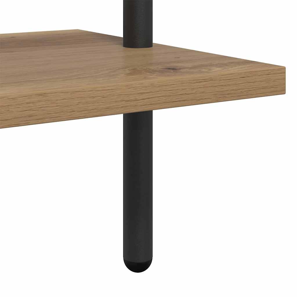 Bücherregal 5 Ebenen 60 x 24 x 168 cm Holzwerkstoff
