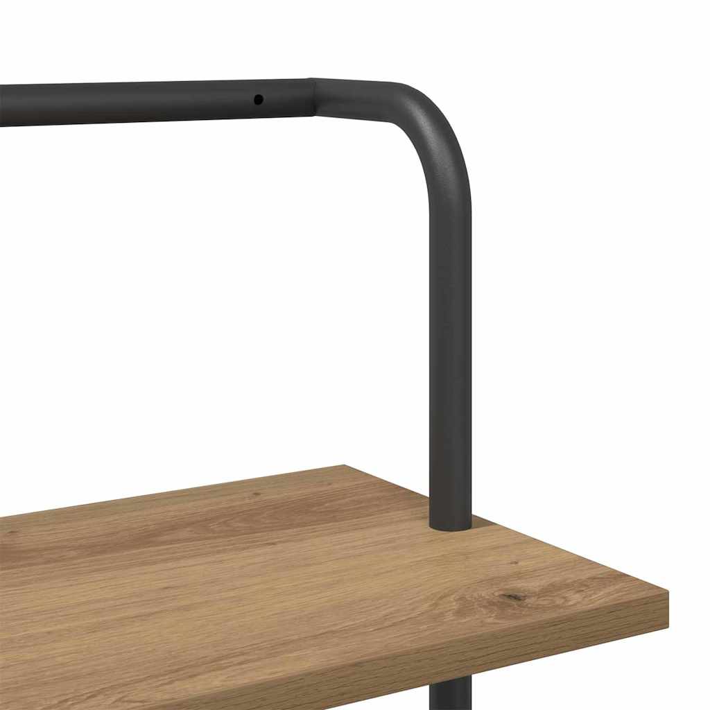 Bücherregal 5 Ebenen 60 x 24 x 168 cm Holzwerkstoff
