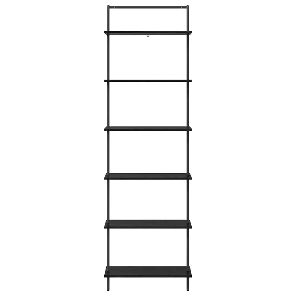 Bücherregal 6 Ebenen 60 x 24 x 203 cm Holzwerkstoff
