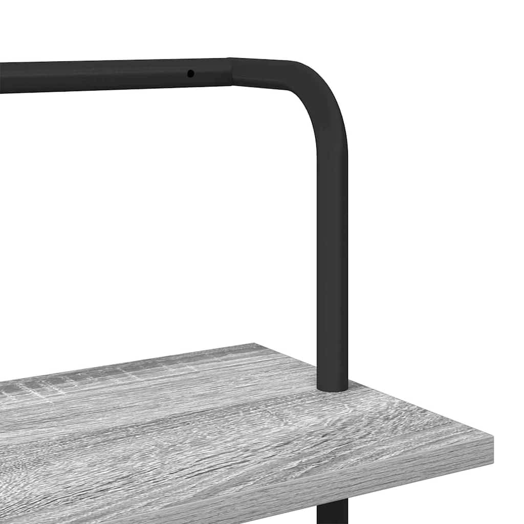 Bücherregal 6 Ebenen 60 x 24 x 203 cm Holzwerkstoff