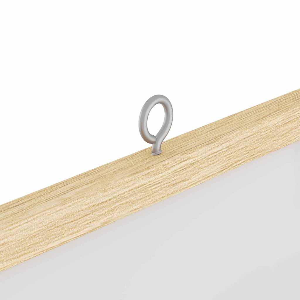 Info-Tafel 80 x 80 x 1,4 cm Massivholz Kiefer Weiß Klappbar