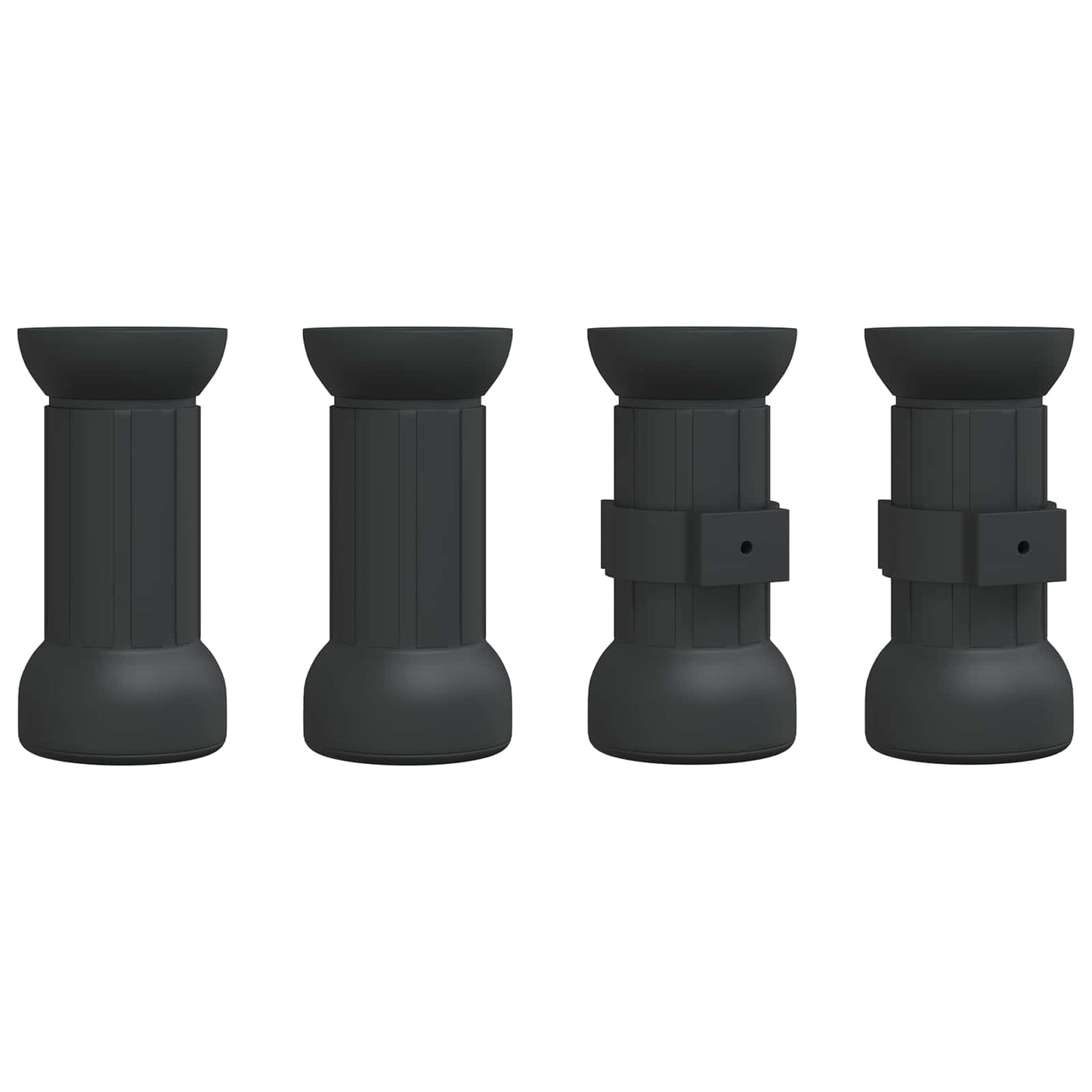 Schrank mit Regal SKI 4 pcs Honigbraun Massives Kiefernholz