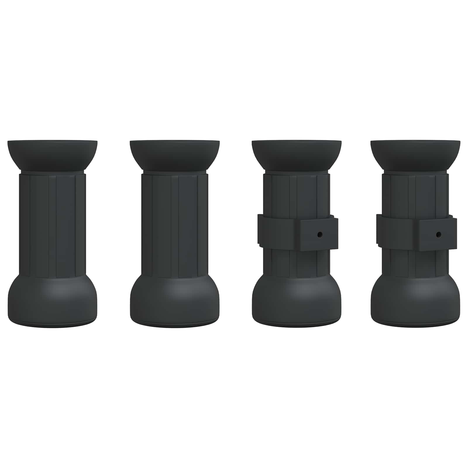 Schrank mit Regal SKI 4 pcs Honigbraun Massives Kiefernholz