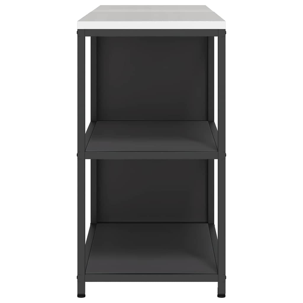 Küchenlager-Set mit Regal 2 pcs Schwarz 180 x 50 x 92 cm
