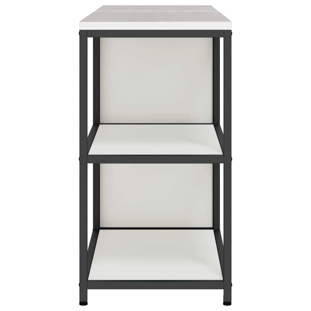 Aufbewahrungsset für die Küche mit Regal 2 pcs Weiß Stahl