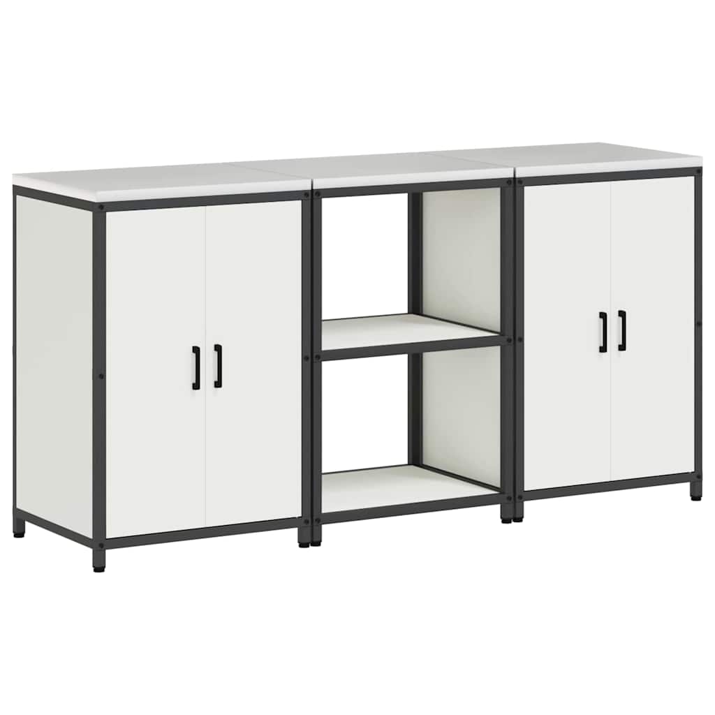 Aufbewahrungsset für die Küche HATTEM 3 pcs Weiß