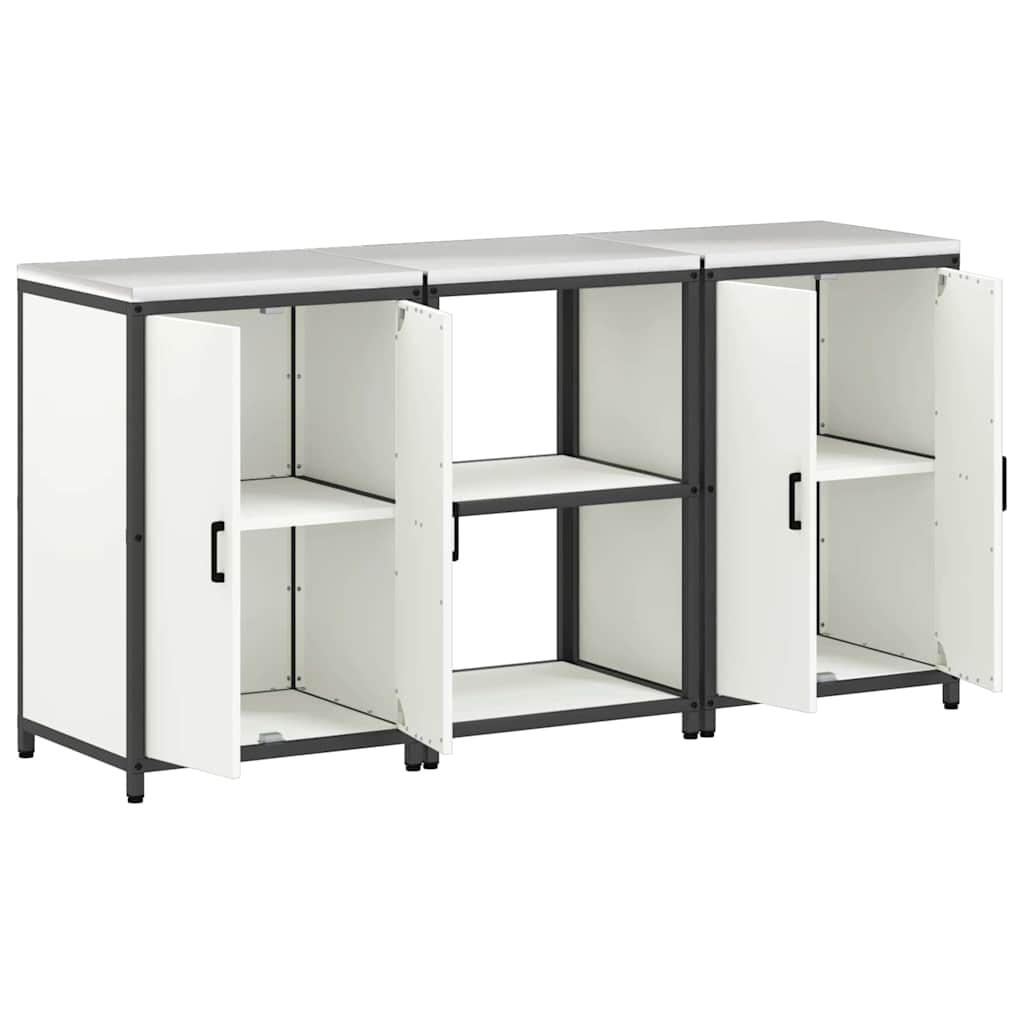 Aufbewahrungsset für die Küche HATTEM 3 pcs Weiß