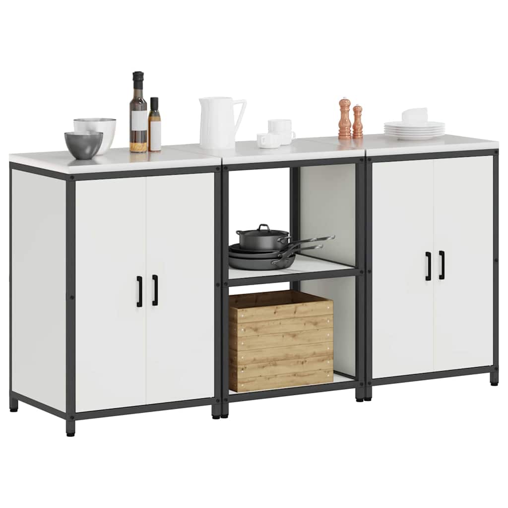 Aufbewahrungsset für die Küche HATTEM 3 pcs Weiß
