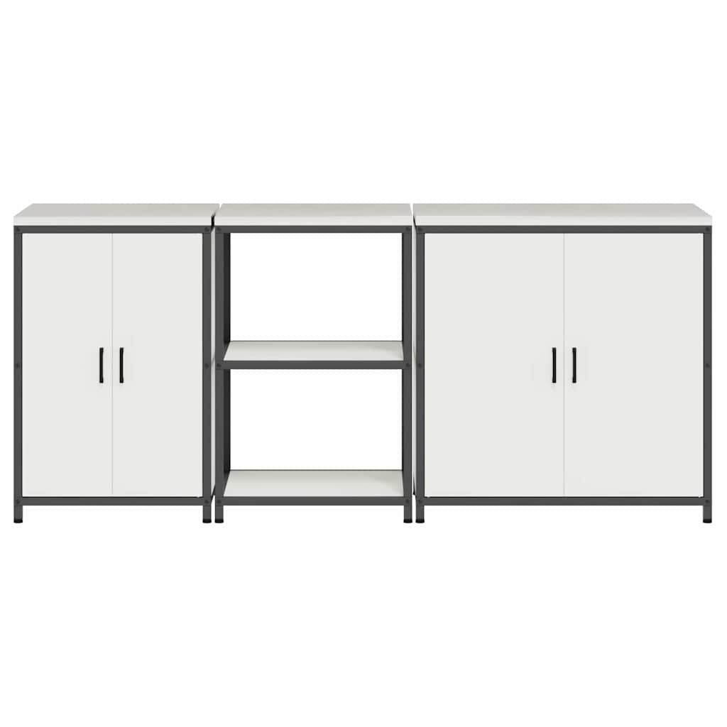 Aufbewahrungsset für die Küche HATTEM 3 pcs Weiß