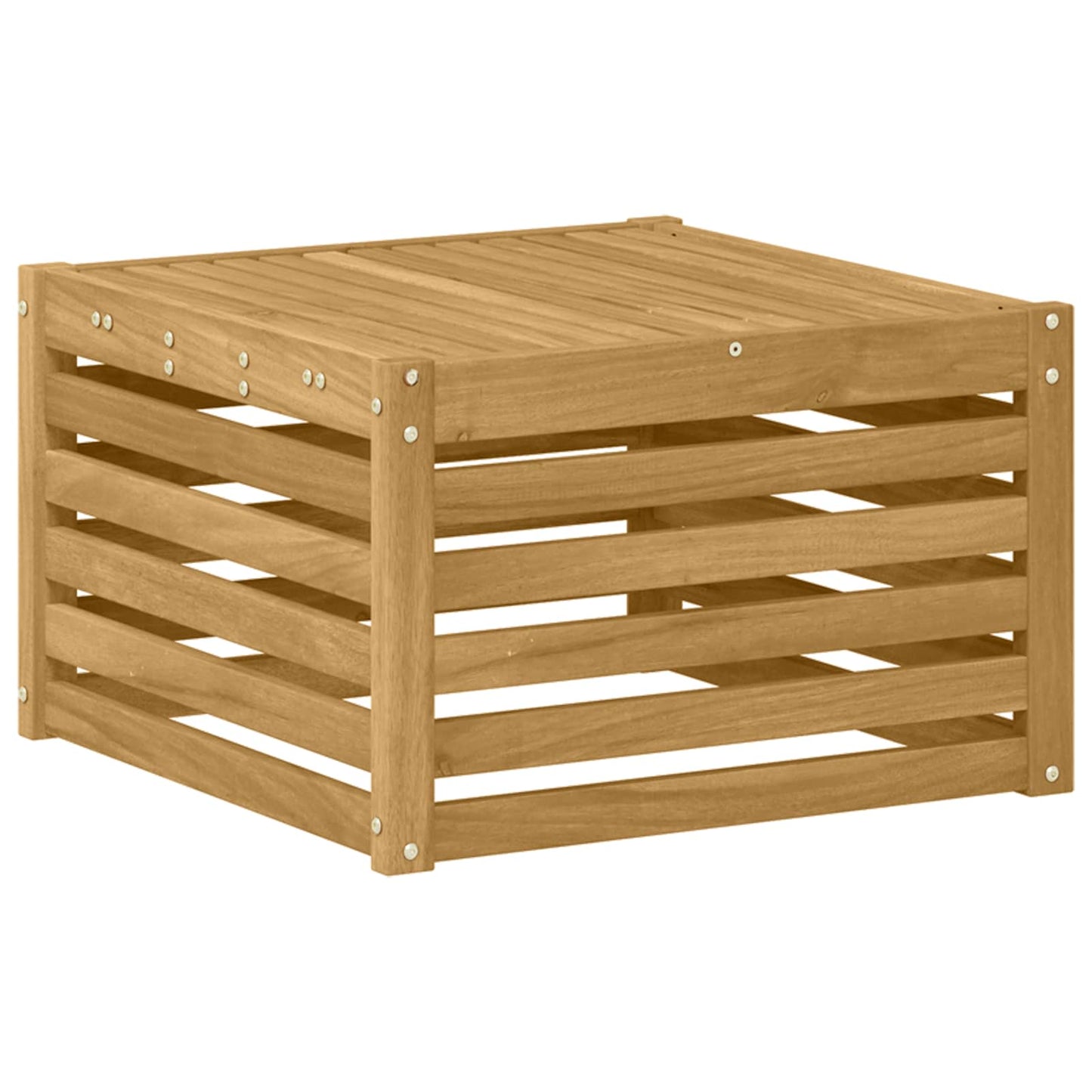Outdoor-Sofagarnitur 7 stk. Weiß und Creme Polyester