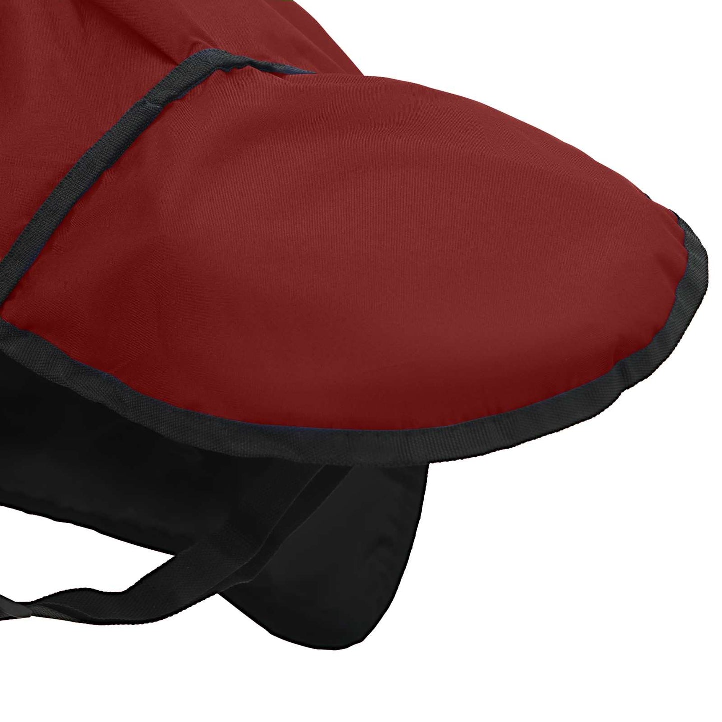 Pferdedecke Bordeaux und Schwarz 105 cm Polyester