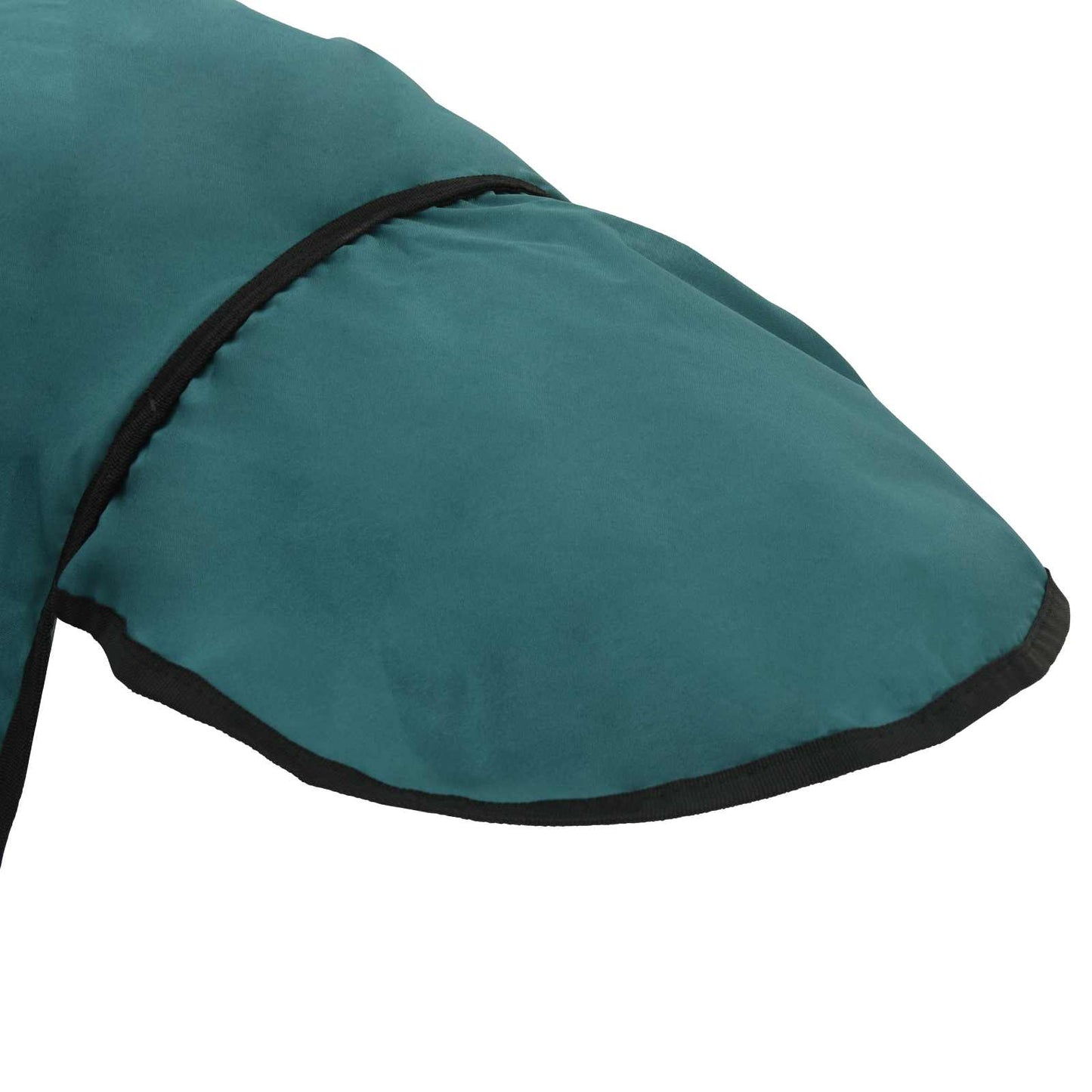 Pferdedecke Dunkelgrün und Schwarz 145 cm Polyester
