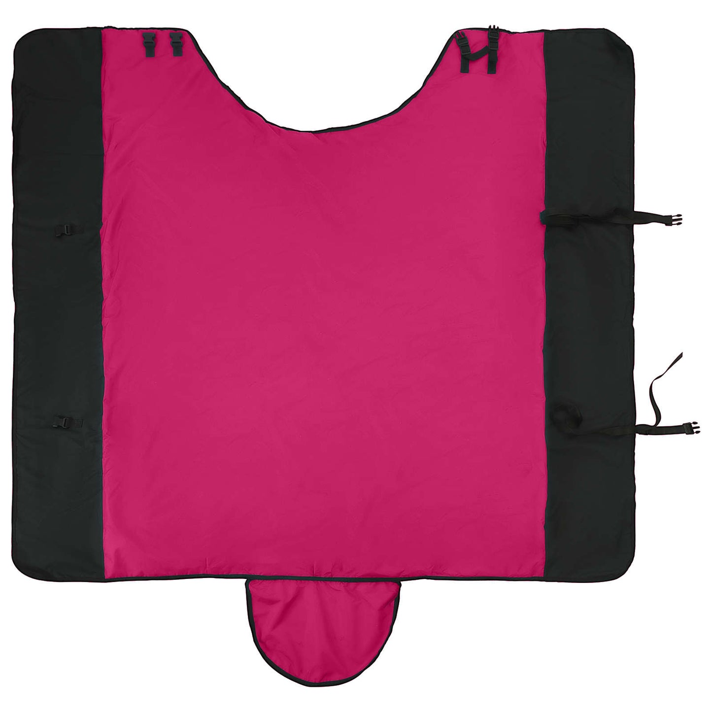 Pferdedecke Rosa und Schwarz 155 cm Polyester
