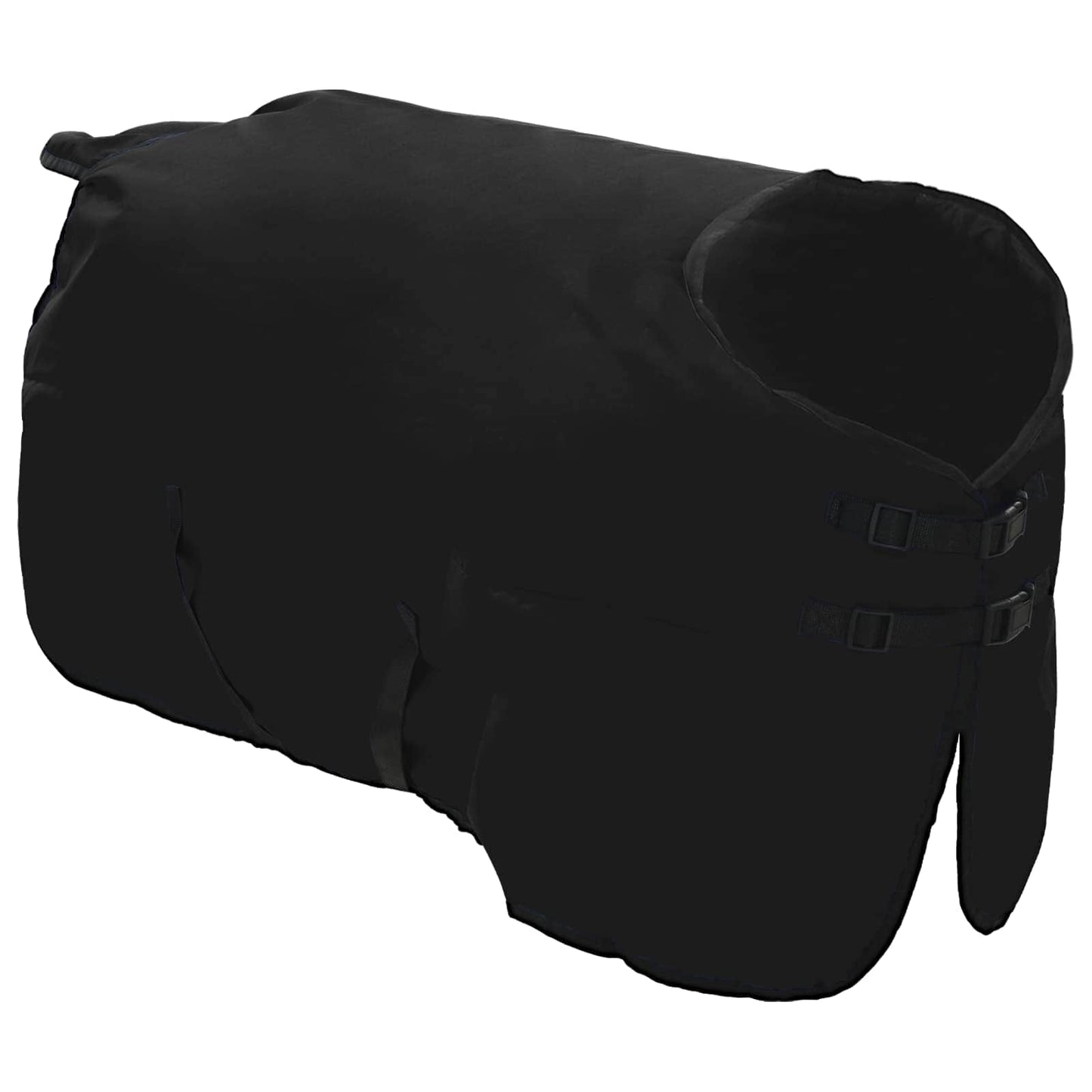 Pferdedecke Voll Schwarz 115 cm Polyester