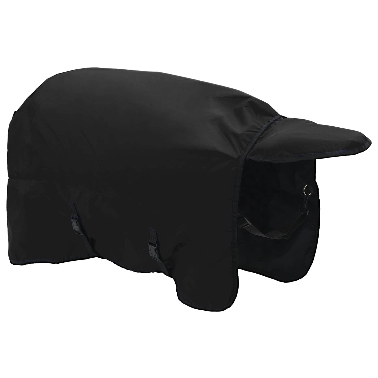 Pferdedecke Voll Schwarz 135 cm Polyester