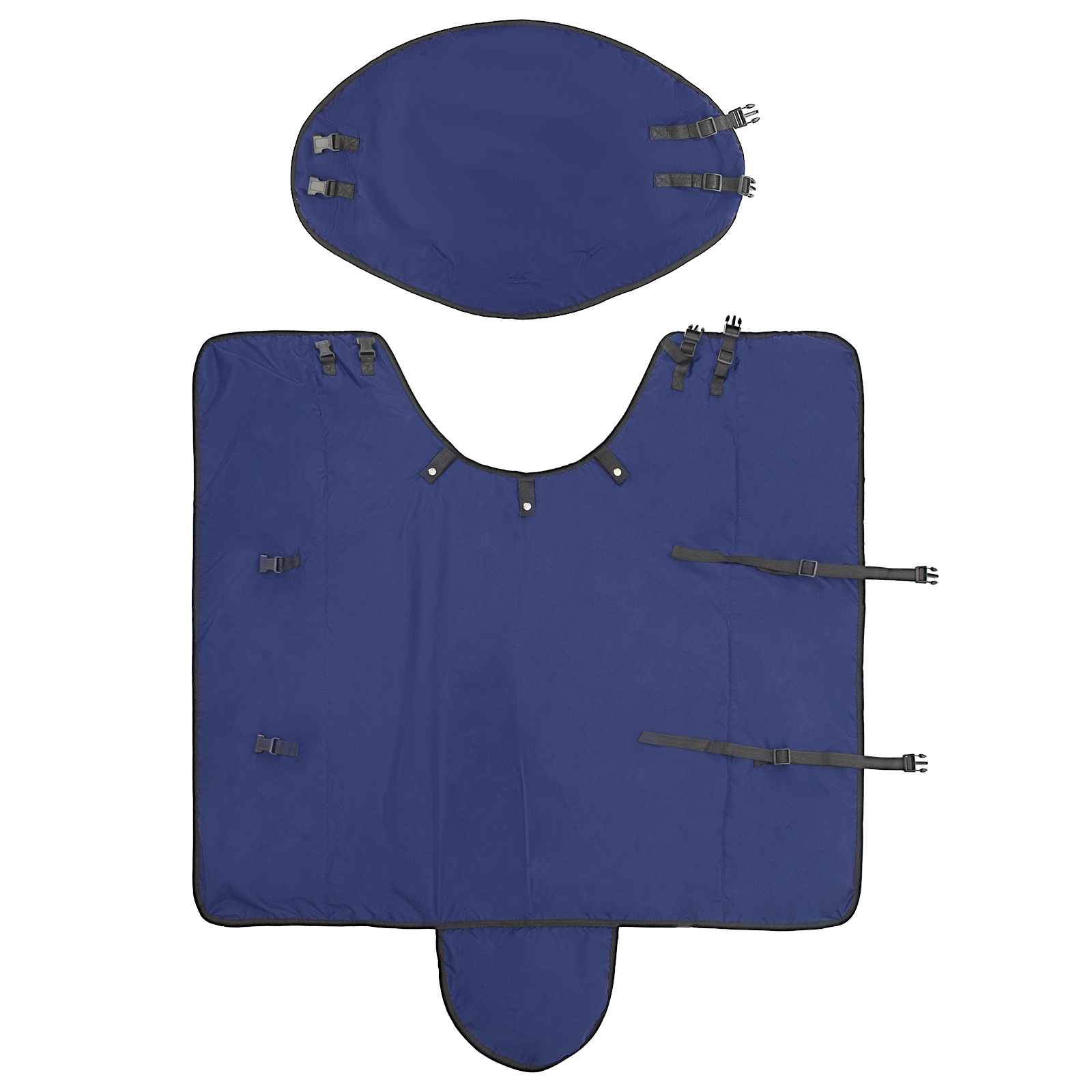 Pferdedecke Vollnavy Blau 135 cm Polyester