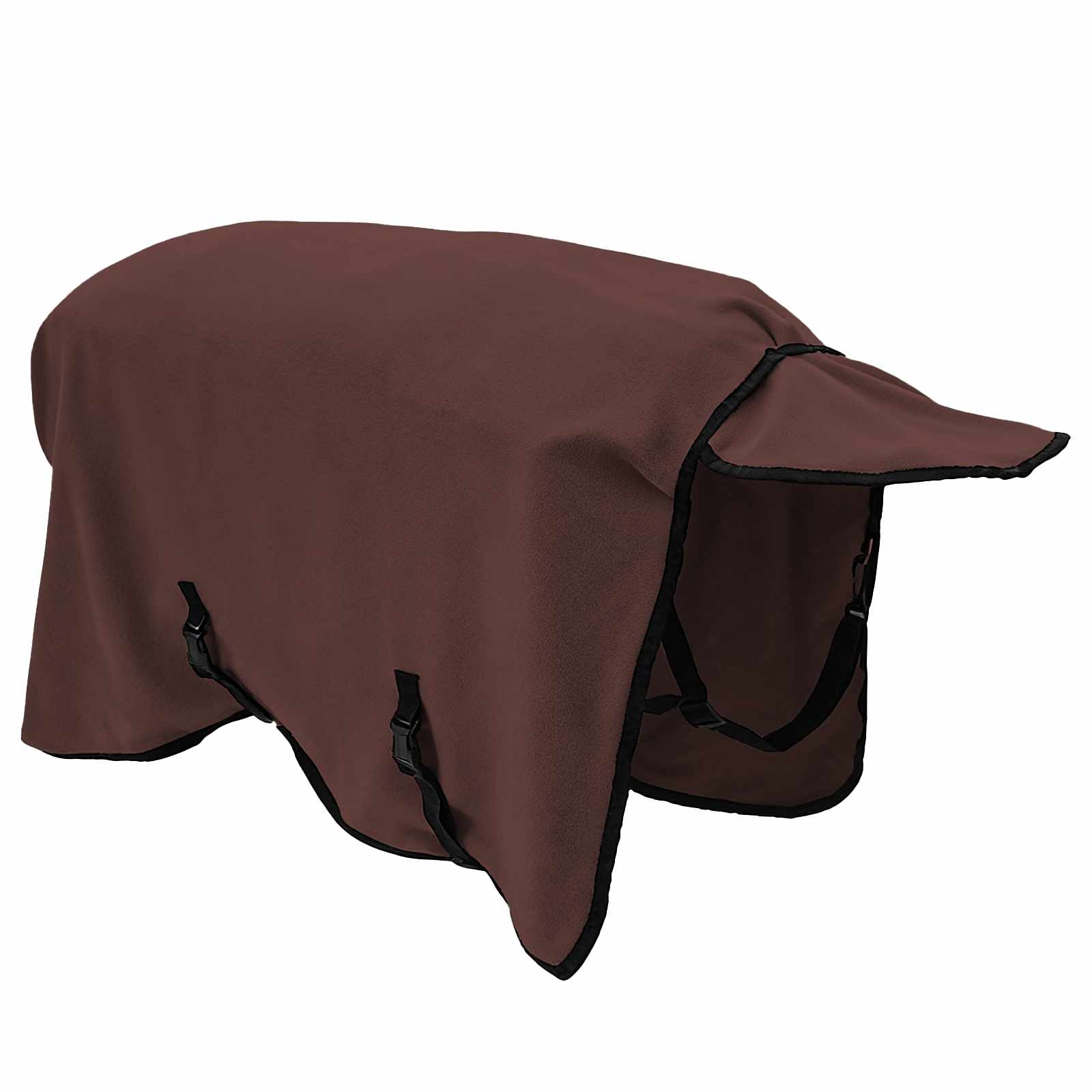 Pferdedecke Volles Dunkelbraun 85 cm Polyester-Fleece