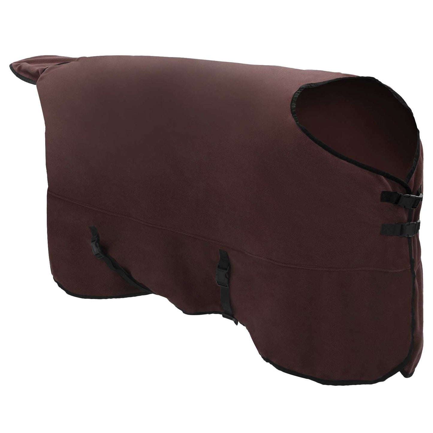 Pferdedecke Volles Dunkelbraun 125 cm Polyester-Fleece
