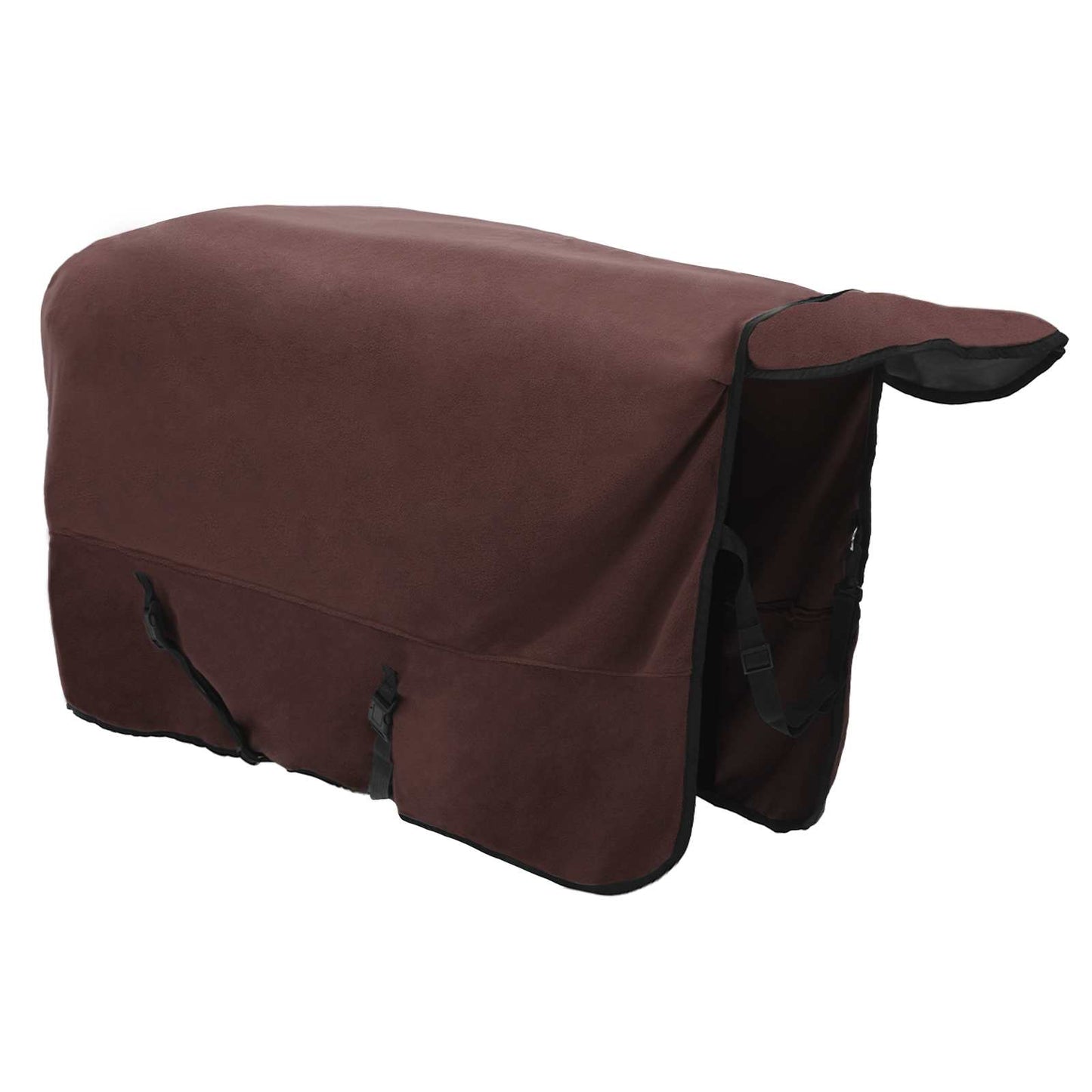 Pferdedecke Volles Dunkelbraun 145 cm Polyester-Fleece