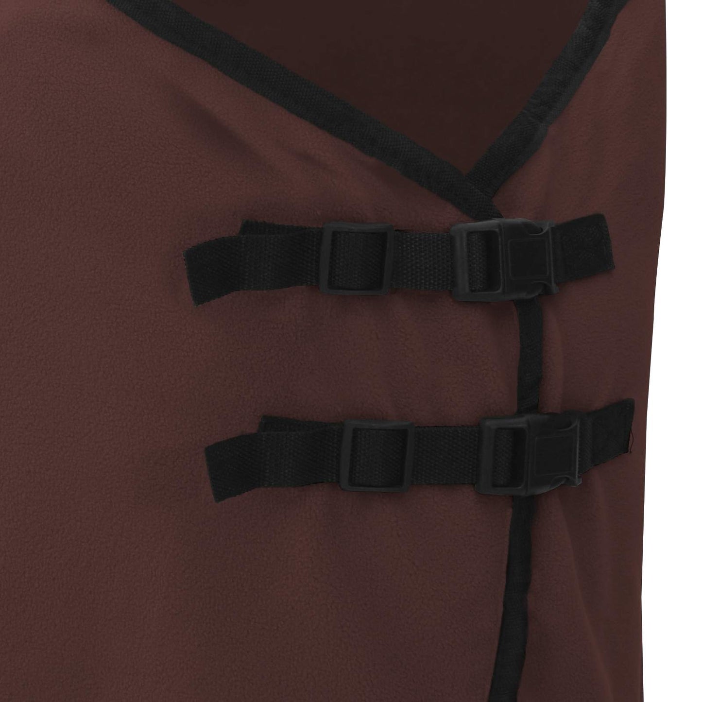 Pferdedecke Volles Dunkelbraun 165 cm Polyester-Fleece