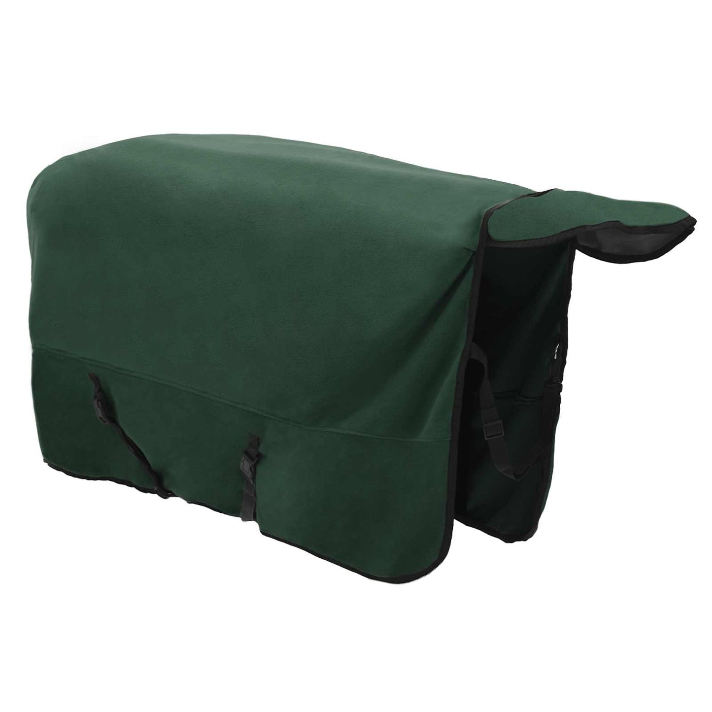 Pferdedecke Dunkelgrün 145 cm Polyester-Fleece
